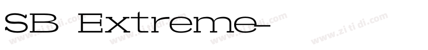 SB Extreme字体转换
